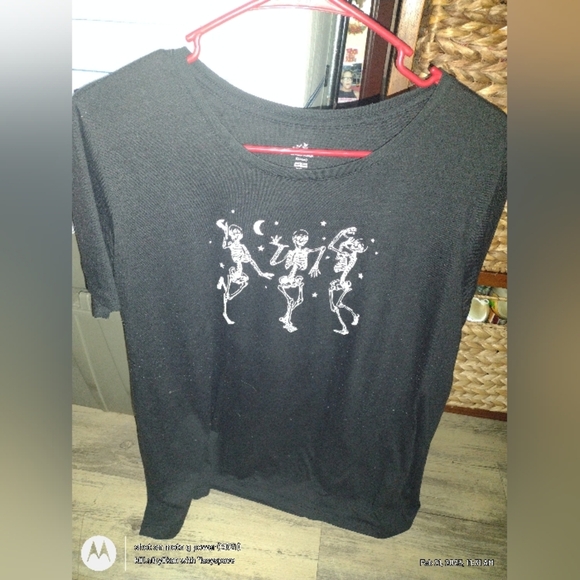 Women's Halloween Skeleton Graphic Tee by 'Way to Celebrate!' 2XL - Picture 4 of 8